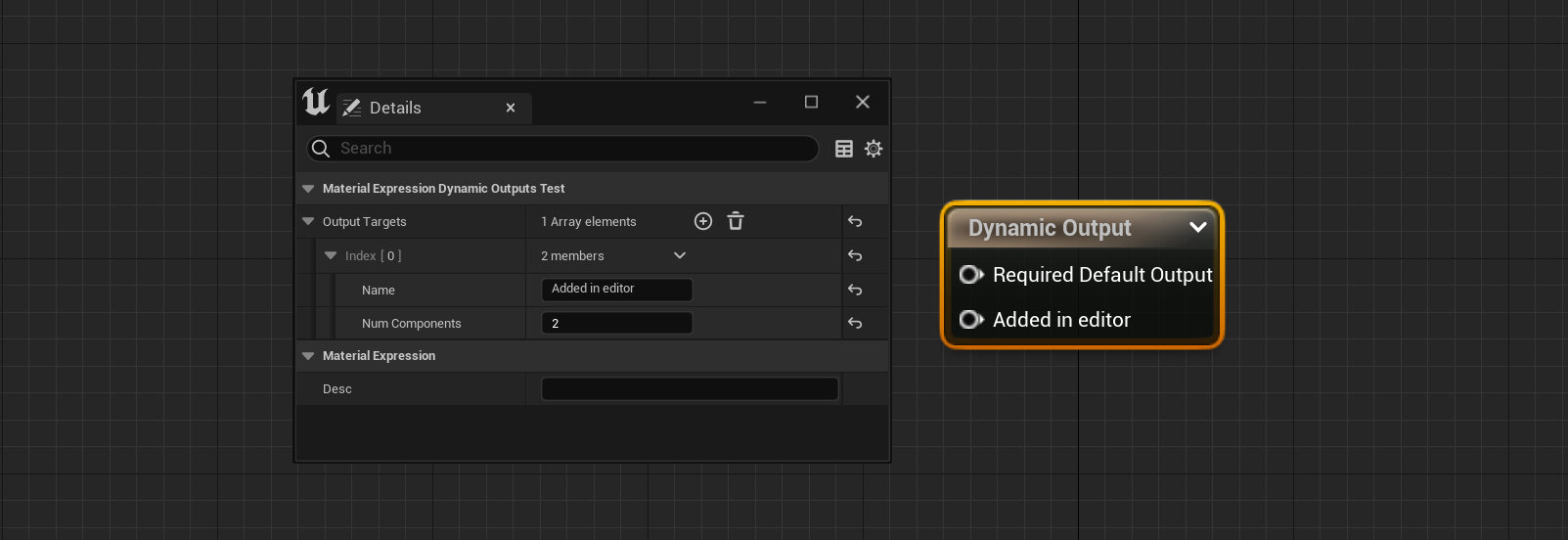 Unreal material expression